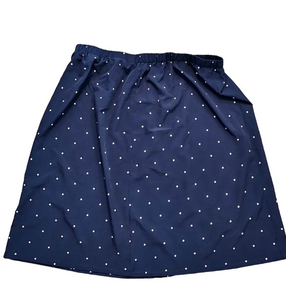 Emery Rose Dresses & Skirts - Cute polkadot navy skirt 4XL